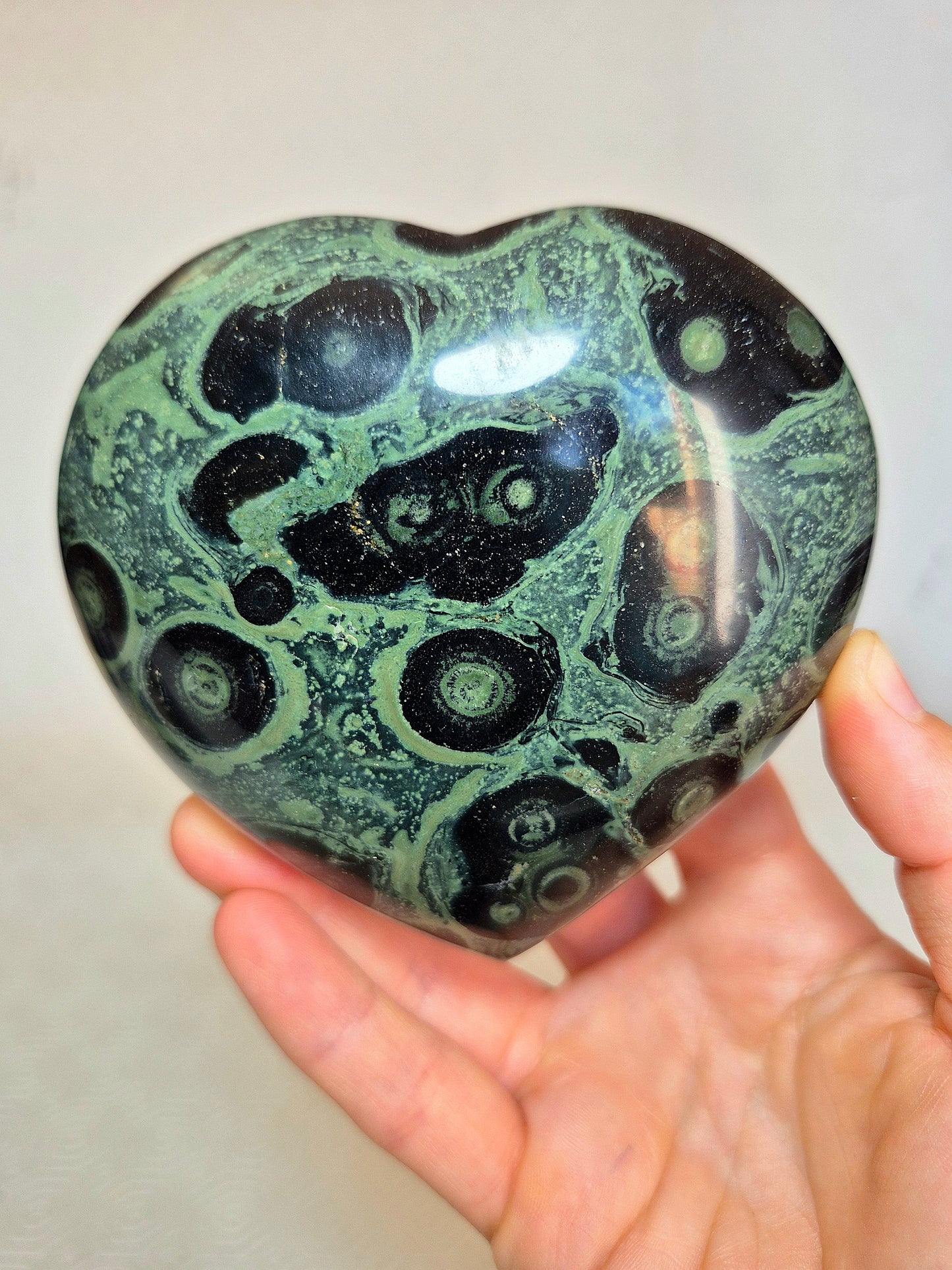 Cuore in Diaspro Kambaba