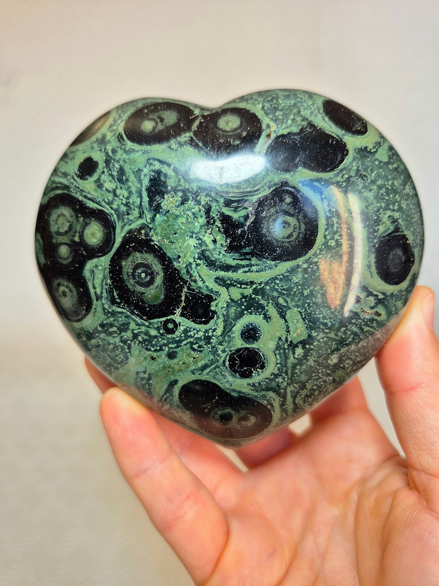 Cuore in Diaspro Kambaba