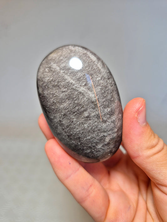 Forma Libera in Ossidiana Argentata