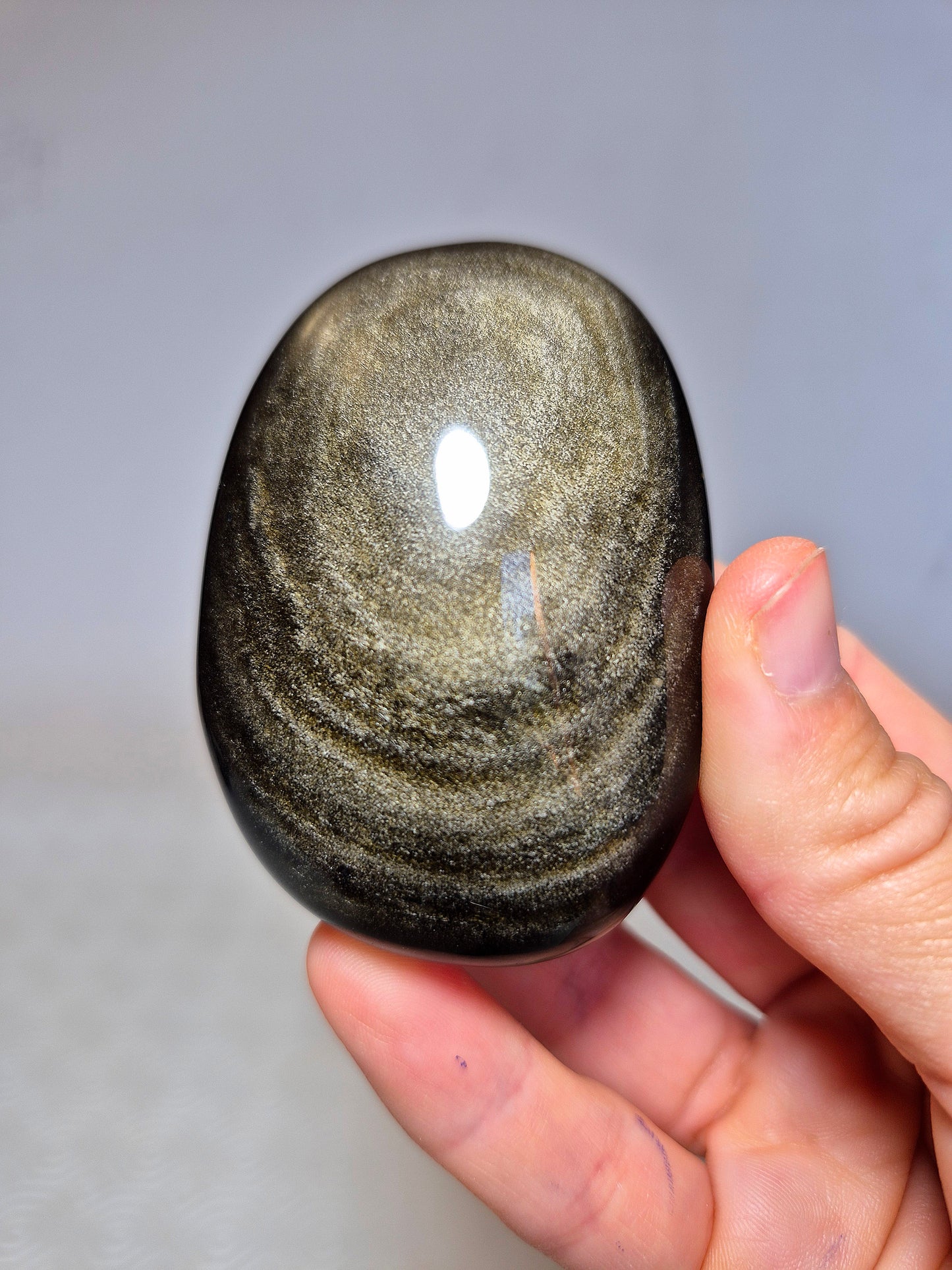 Forma Libera di Ossidiana Dorata