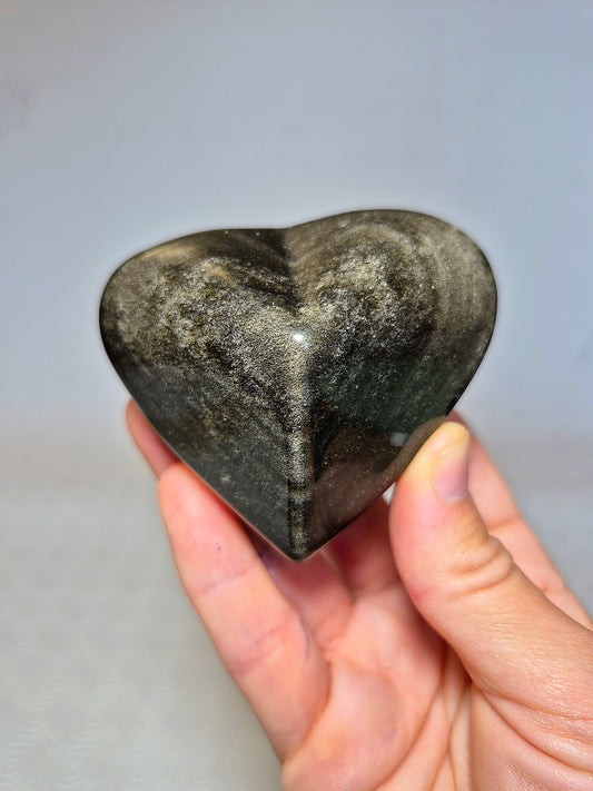 Cuore in Ossidiana Dorata