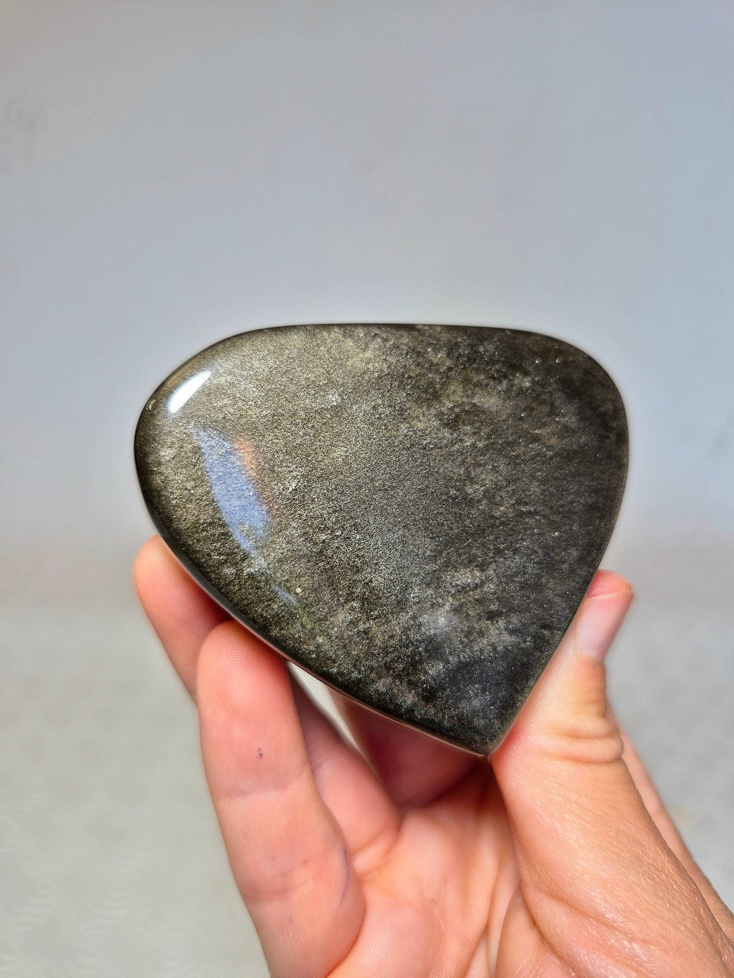 Cuore in Ossidiana Dorata