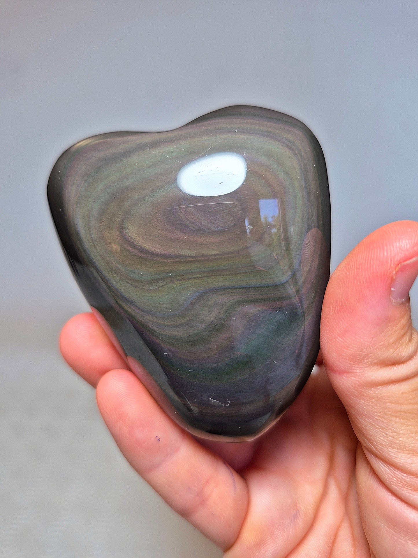 Forma Libera in Ossidiana Arcobaleno