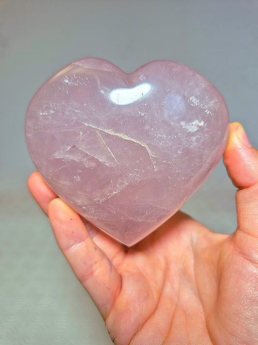 Cuore in Quarzo Rosa