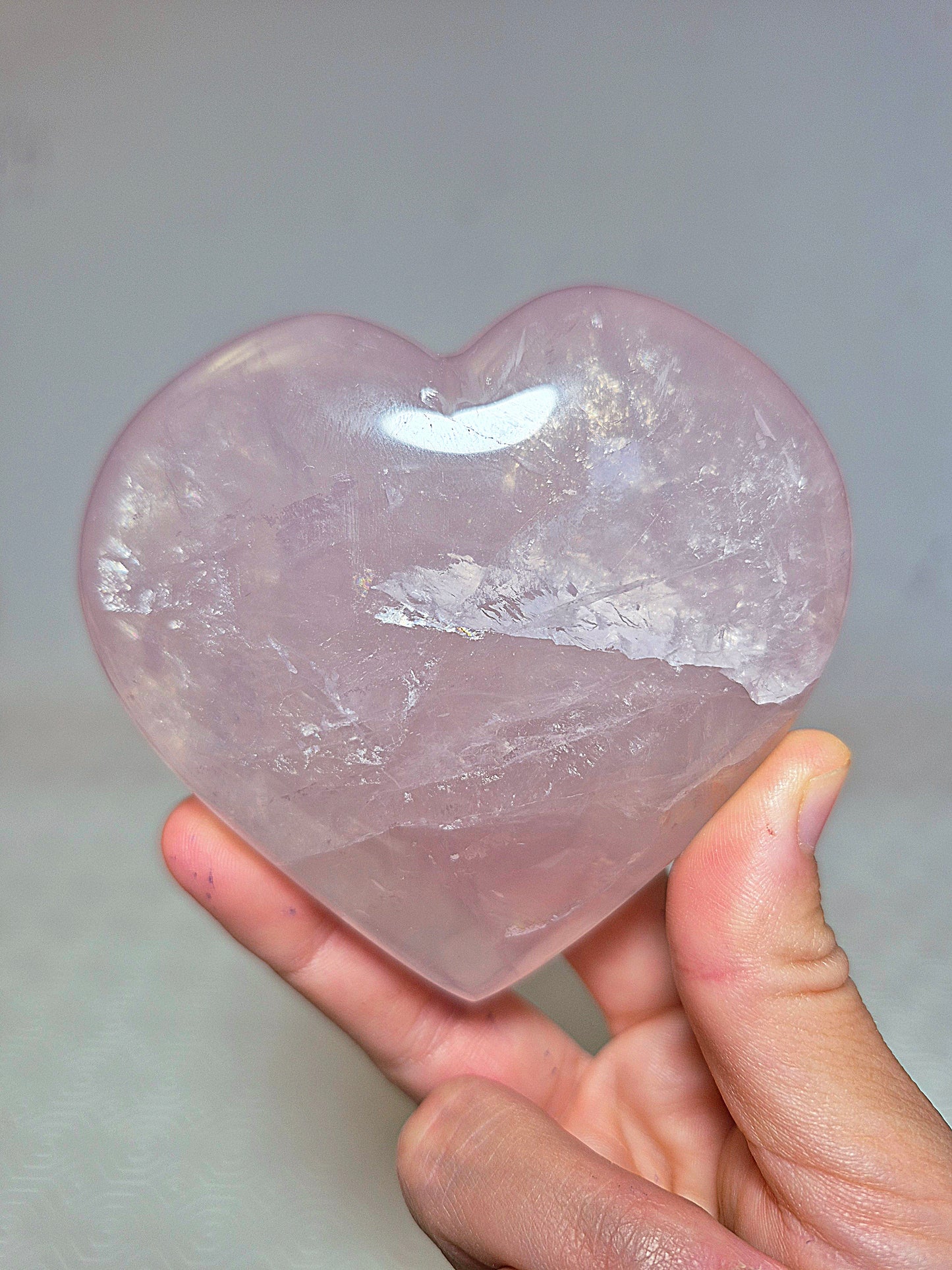 Cuore in Quarzo Rosa