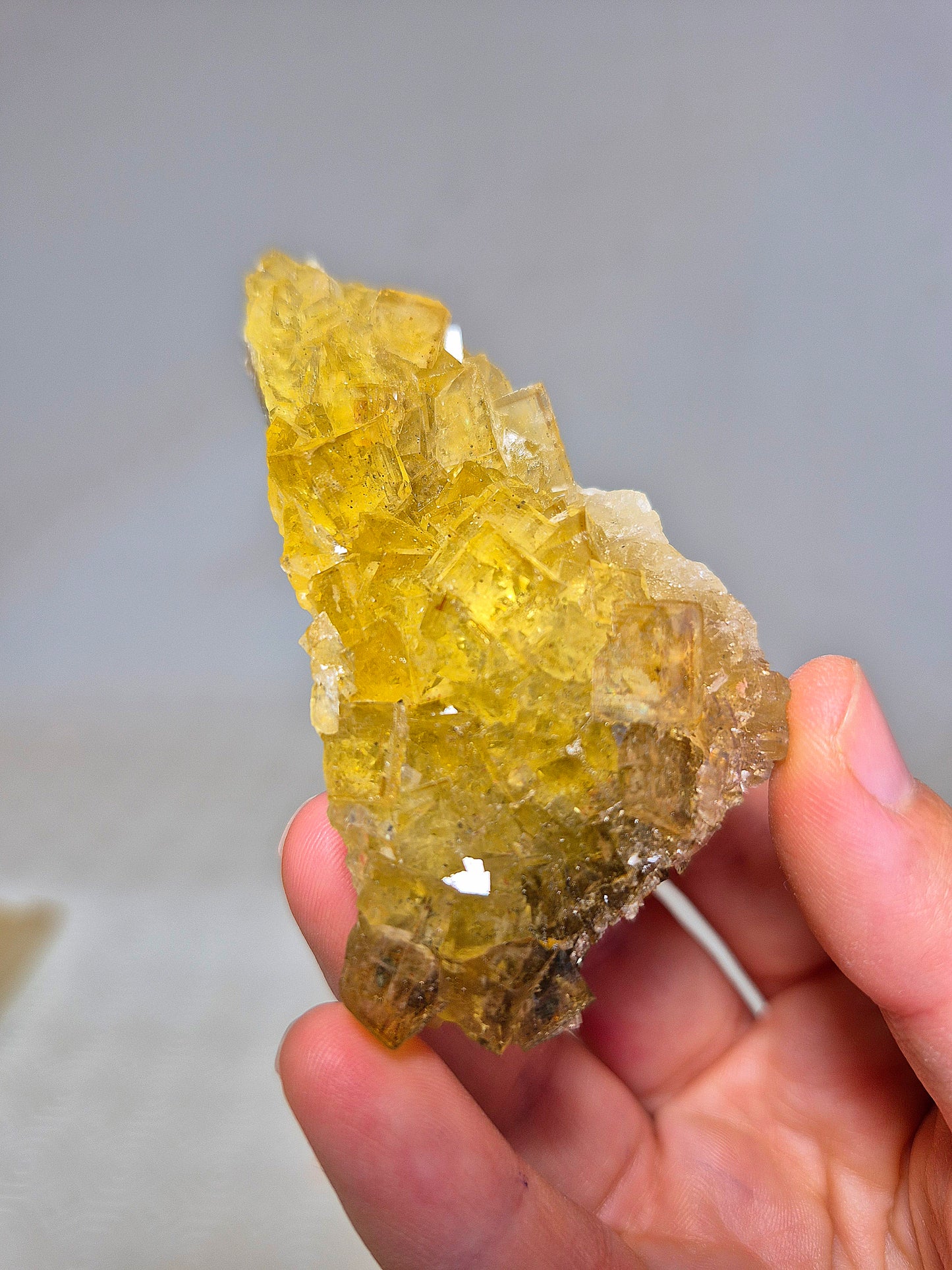 Fluorite Cubica Gialla