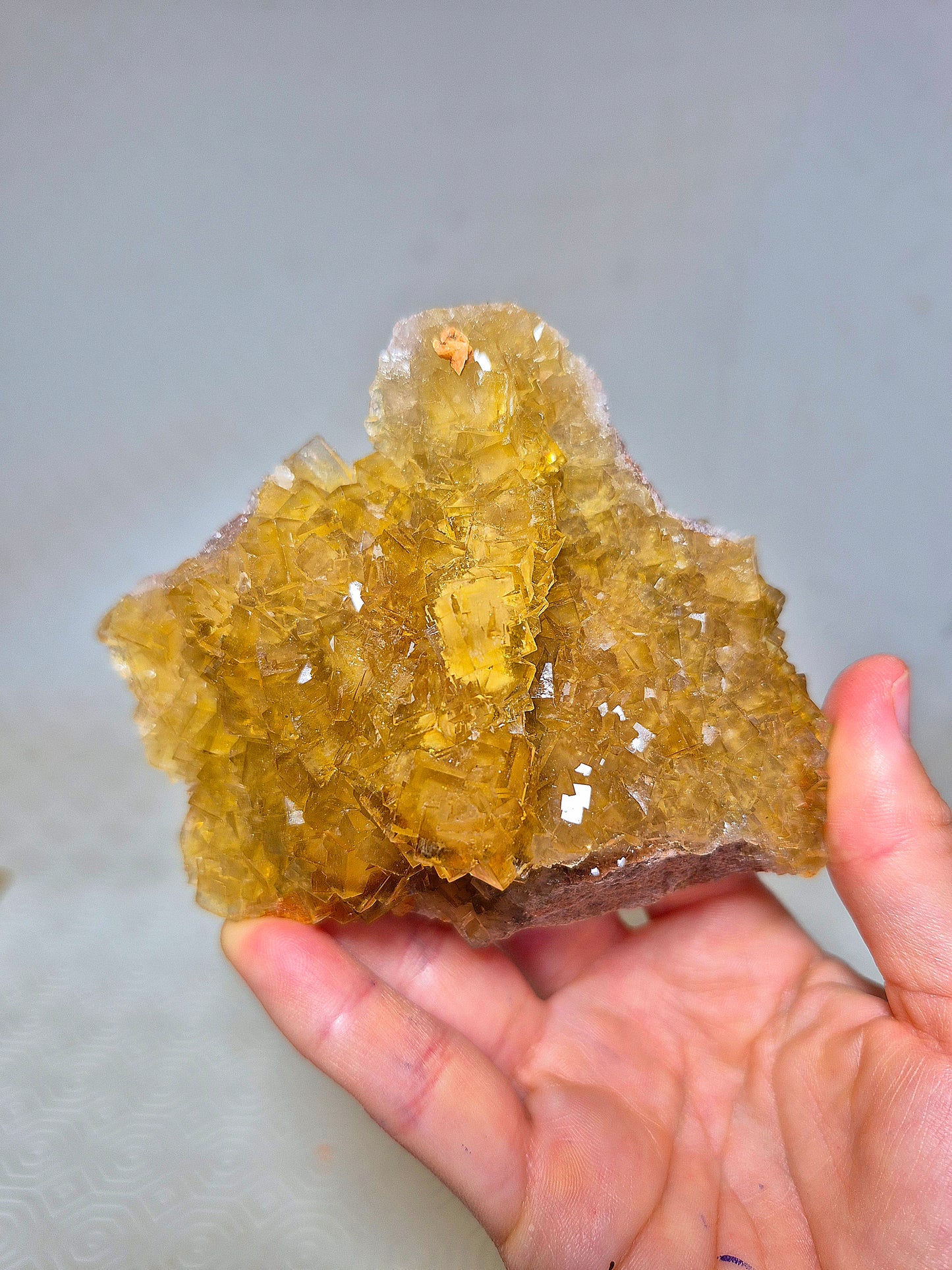 Fluorite Cubica Gialla