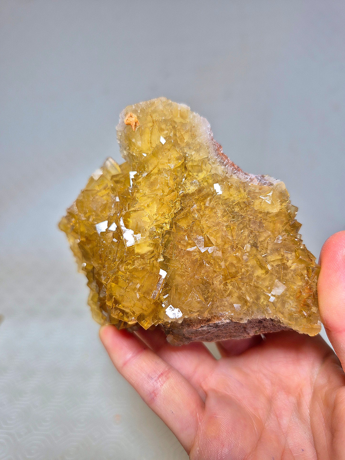 Fluorite Cubica Gialla