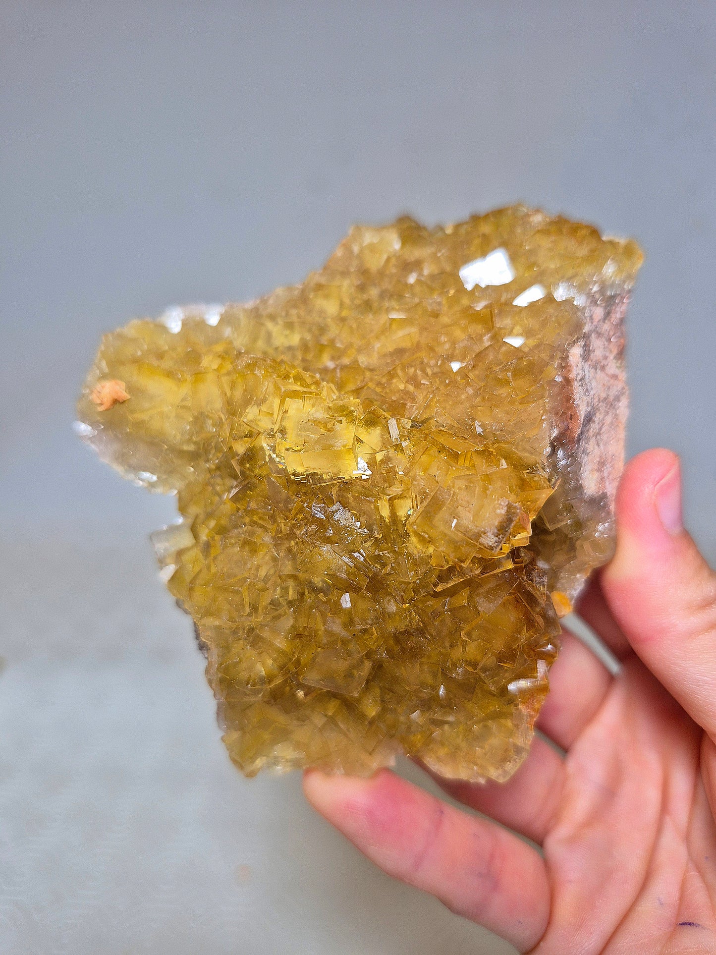 Fluorite Cubica Gialla