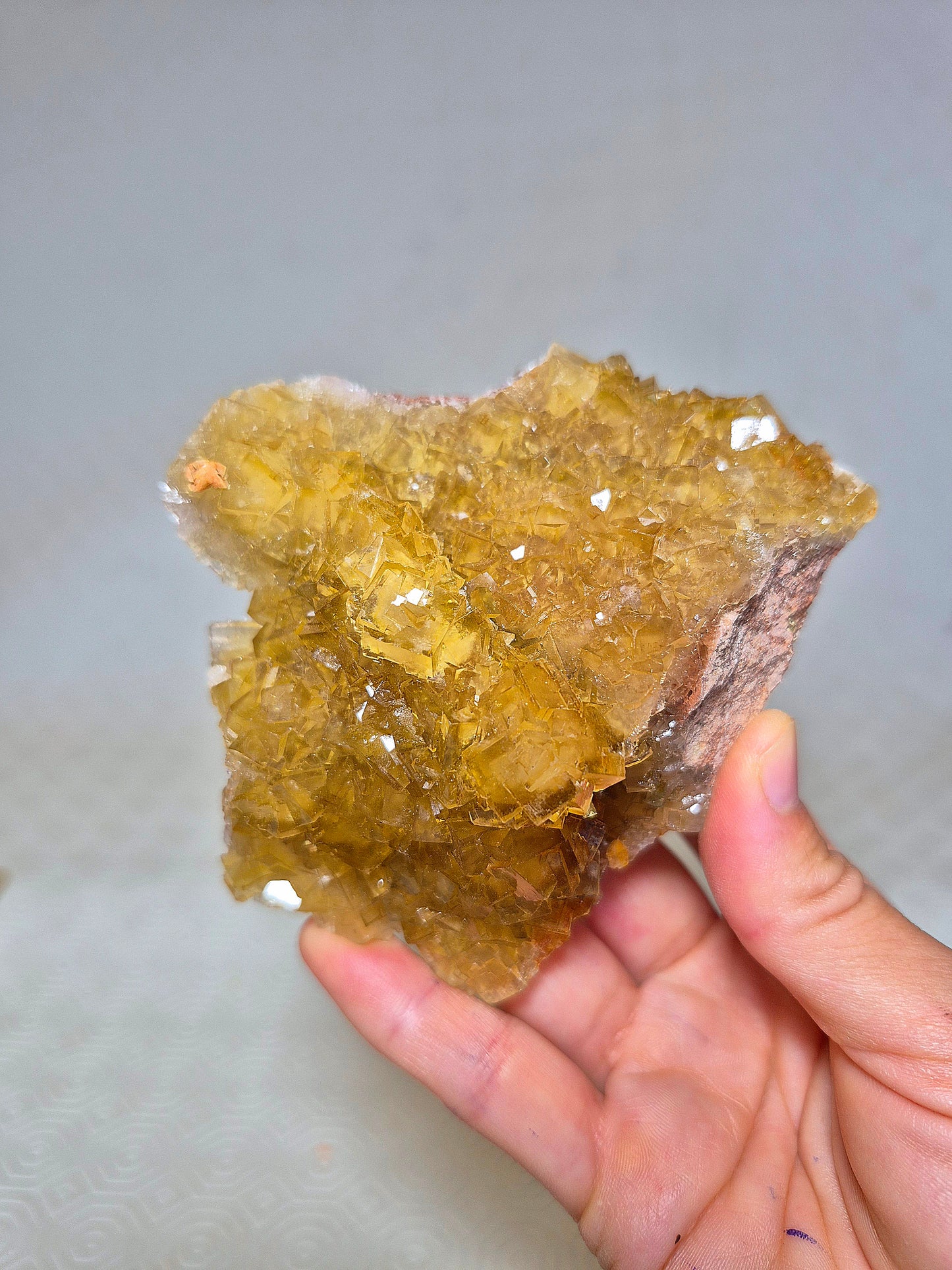 Fluorite Cubica Gialla