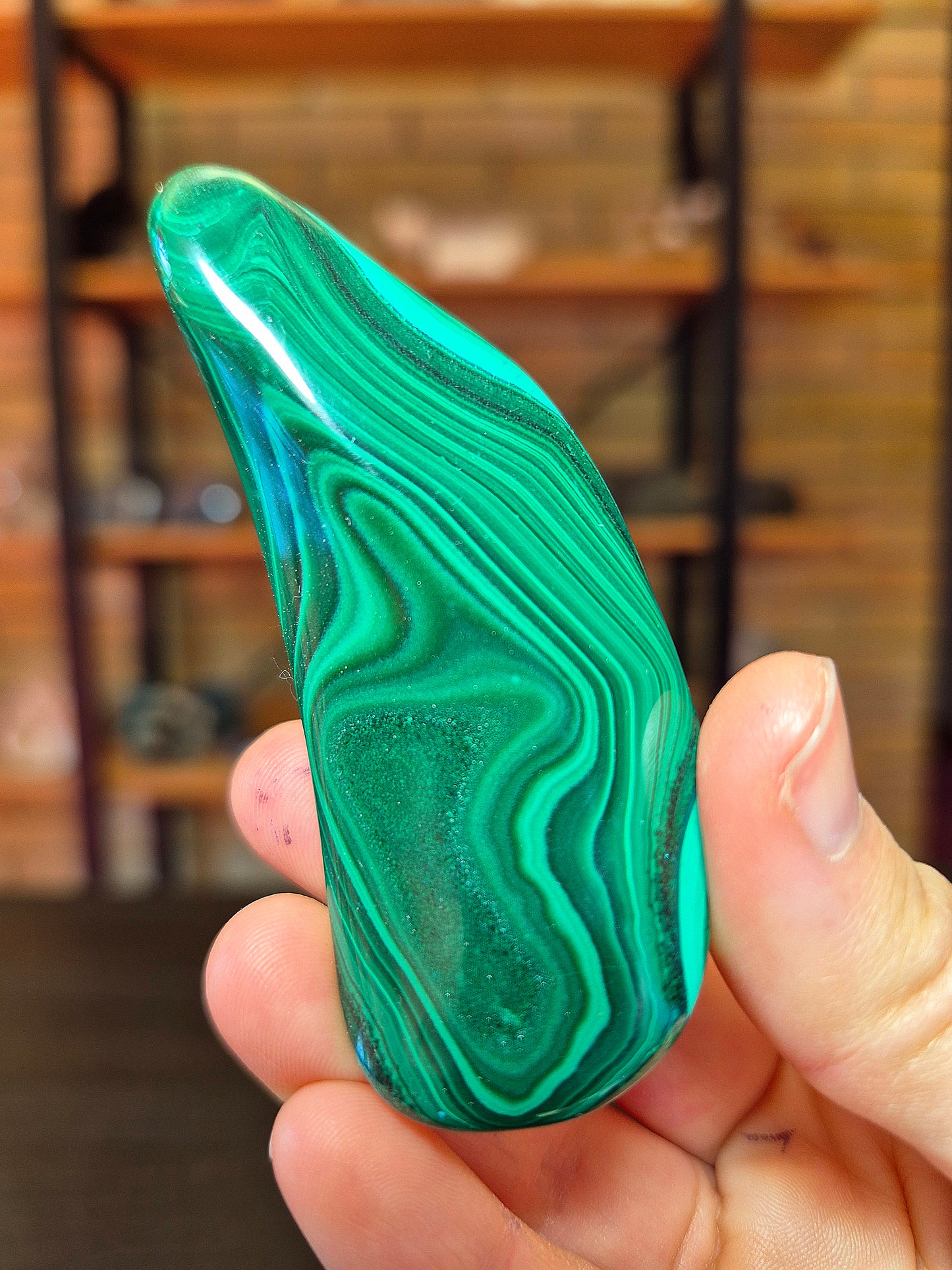 Forma Libera Malachite e Crisocolla