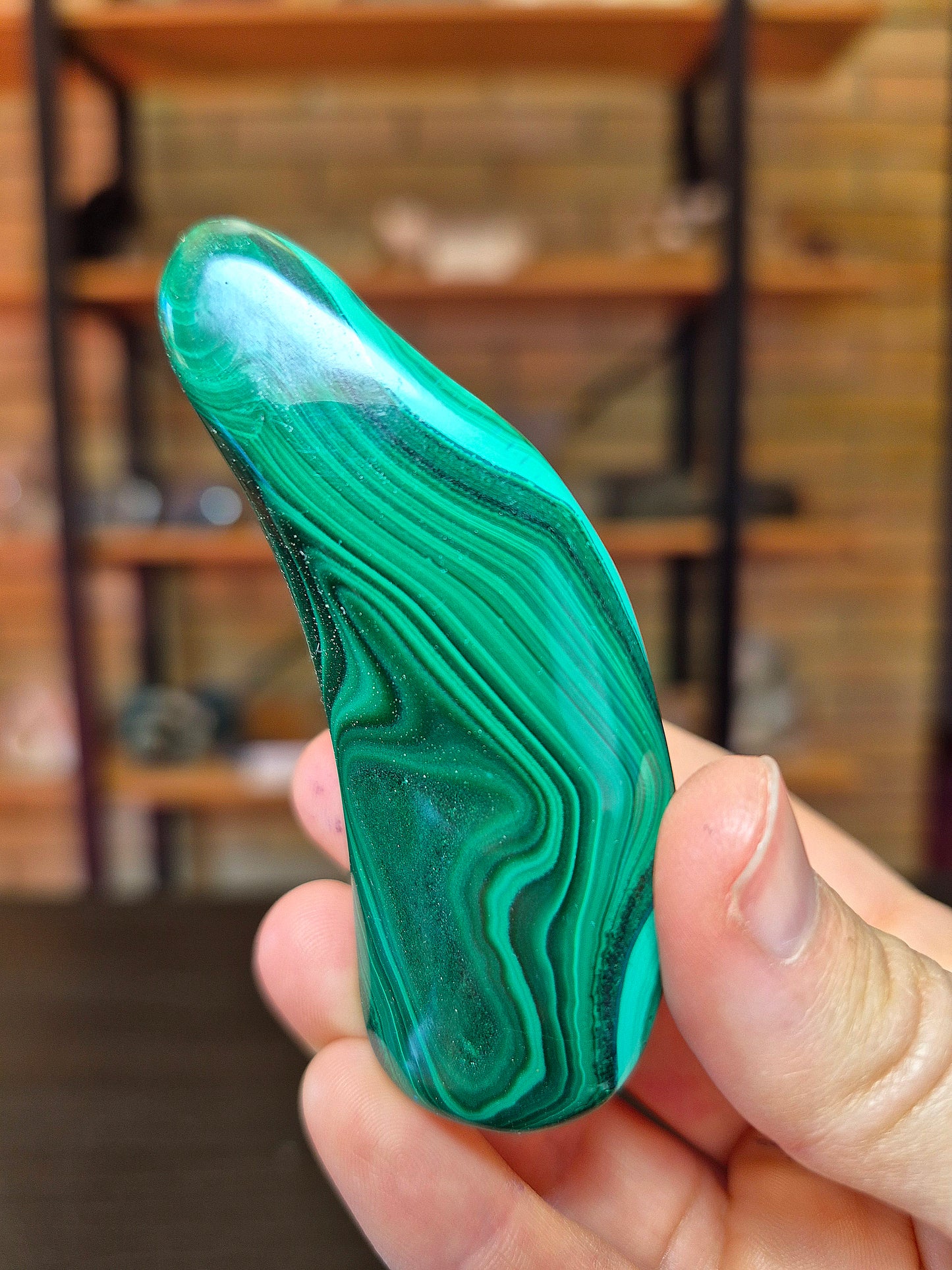 Forma Libera Malachite e Crisocolla